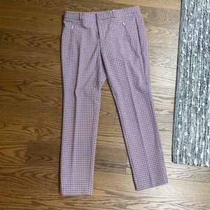 Checkered pink and blue pants